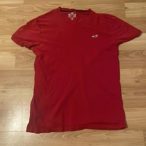 Hollister red shirt must have collection small